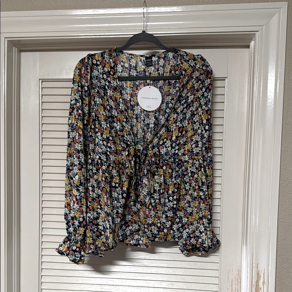 Floral Multicolor Women's Top